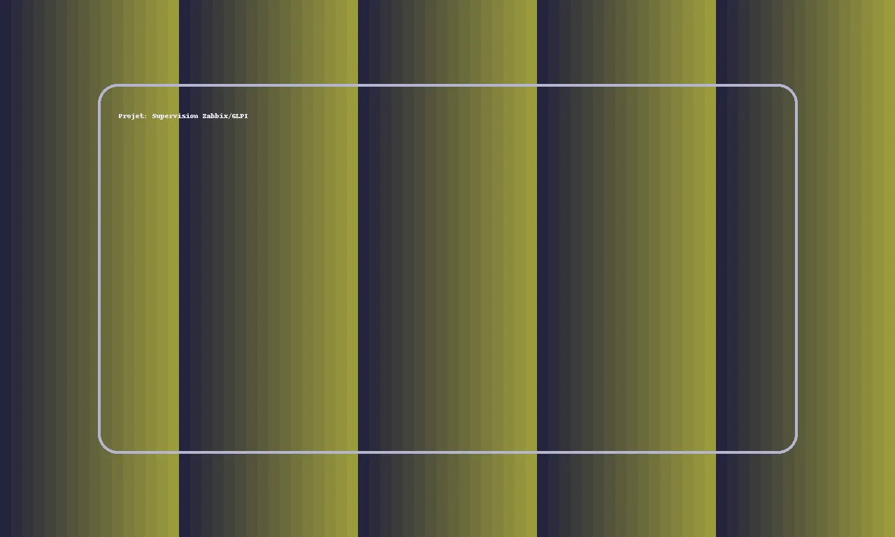 Apercu : Supervision Zabbix/GLPI
